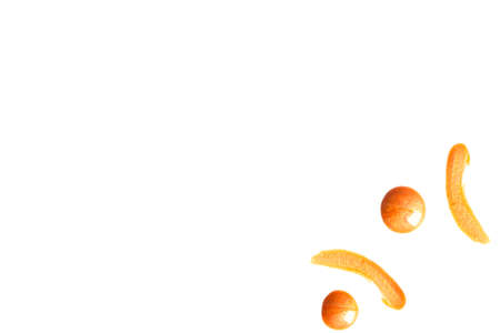 Beautiful makeup on a white background.の写真素材