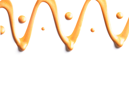 Beautiful makeup on a white background.の写真素材