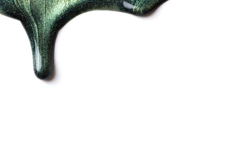 Beautiful makeup on a white background.の写真素材