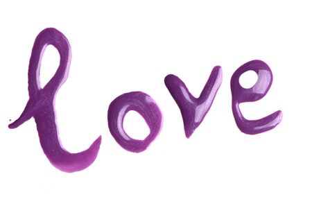 Beautiful makeup samples on a white background.の写真素材