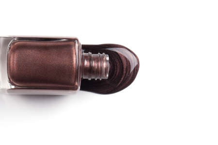 Beautiful makeup samples on a white background.の写真素材