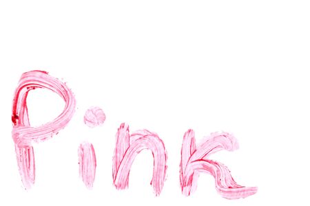 Very beautiful  cosmetics sample  on a white background.の写真素材