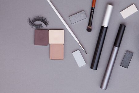 Cosmetics for advertizing, cosmetics the top viewの写真素材
