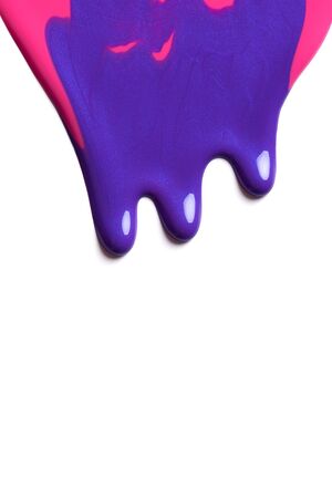 Paint on a white background.の写真素材