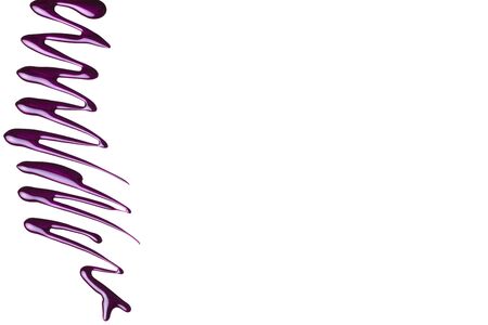 Sample color paint on a white background closeupの写真素材