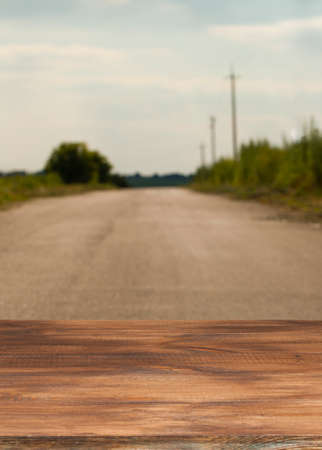 Wooden tableの写真素材