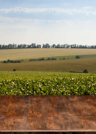 Wooden tableの写真素材