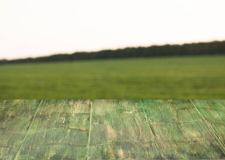 Wooden tableの写真素材
