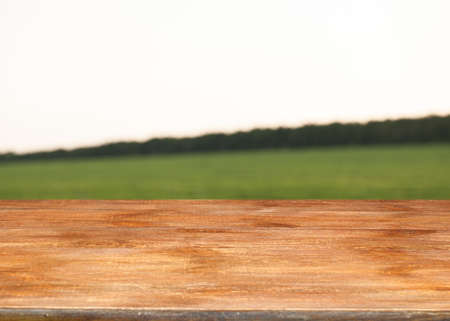 Wooden tableの写真素材