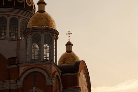 Golden roof of sunset