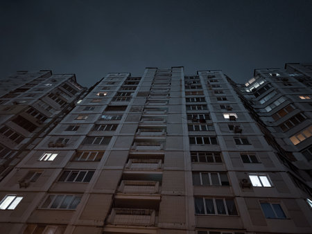 Poor life in Ukraine in old houses.の写真素材