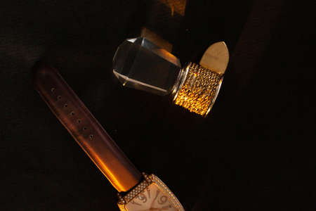 UKRAINE, KIEV - MARCH 23, 2021: Exhibition of jewelry, jewelry on the model.のeditorial素材