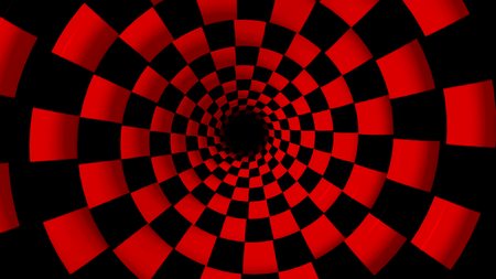 Endless rotating hypnotic spiral loopable video 4Kの写真素材