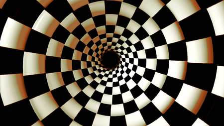 Endless rotating hypnotic spiral loopable video 4Kの写真素材
