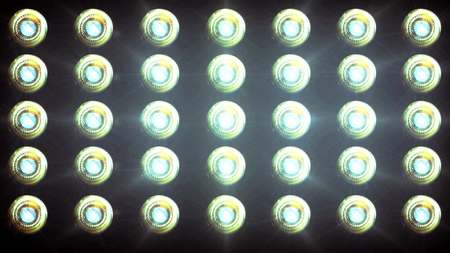 Lights Flashing Spotlight Wall VJ Light Bulb Loop Blue led blinder blinking chromlech club concert dance disco dj matrix beam dmx fashion floodlight halogen headlamp lamp night club party pub vj loopの写真素材