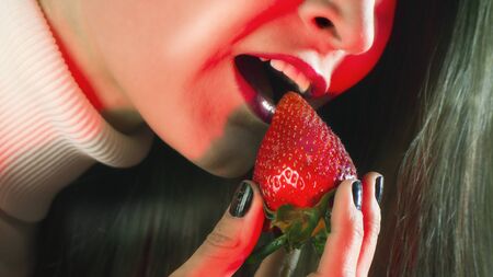 young woman erotic / nude photographの写真素材