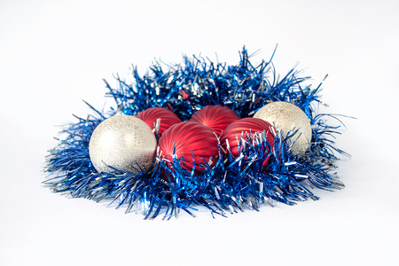 Beautiful balls for decorating christmas trees.の写真素材