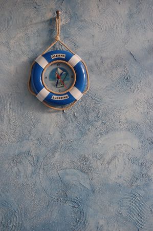 nautical clockの写真素材