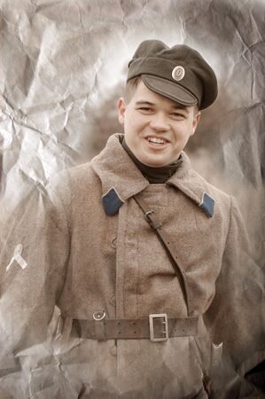 Retro stile. Military history
