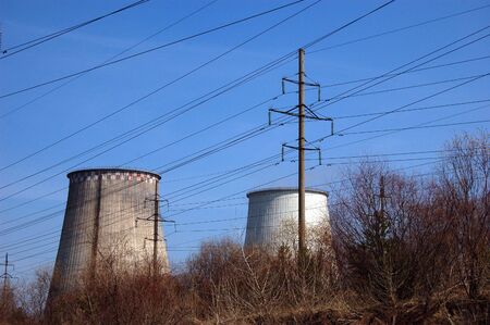 Power plant. Kiev, Malorussia (Ukraine)のeditorial素材