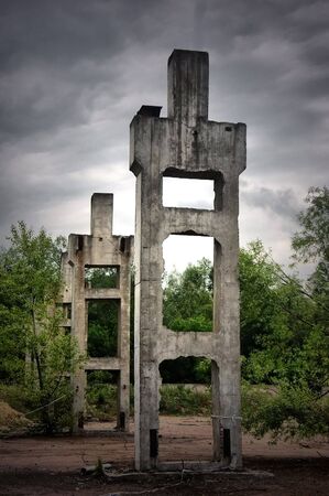 Lost city.Near Chernobyl area.Kiev region,Ukraine の写真素材