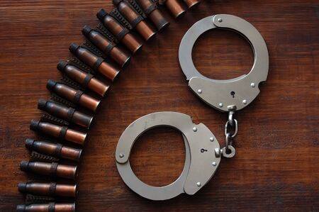 handcuffs の写真素材