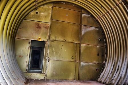 Abandoned bunker.Lost city.Near Chernobyl area.Kiev region,Ukraine 