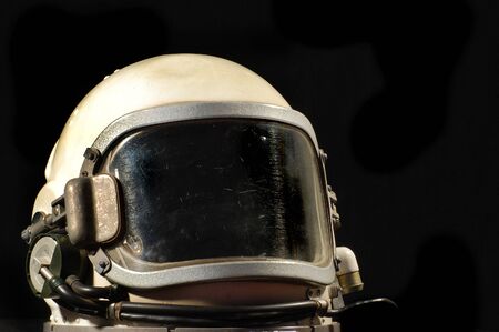 Soviet pilot military helmet の写真素材
