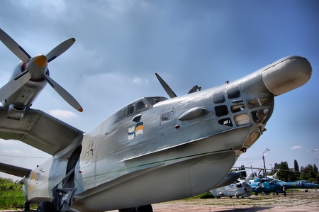 KIEV, UKRAINE - MAY 19: The Museum of Aviation exhibit at the National Airspace University is shown on May 19, 2009 in Kiev,Ukraine (Malorussia). のeditorial素材