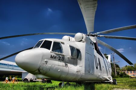 KIEV, UKRAINE - MAY 19: The Museum of Aviation exhibit at the National Airspace University is shown...