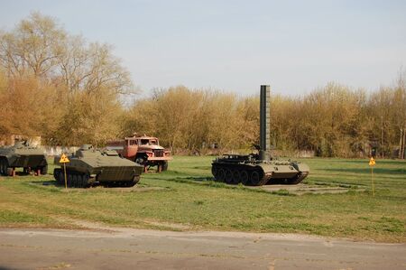 APR. 25,2009 Chernobyl. Museum of machines,used at time of nuclear disaster in 1986. Kiev region,Ukraine . Kiev region.April 25,2009 のeditorial素材