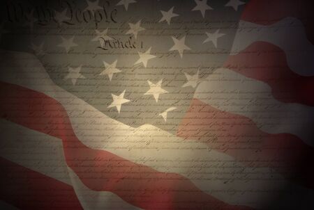 US Flag & Constitution