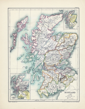 Europe old mapのeditorial素材