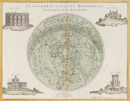 Vintage stellar mapのeditorial素材