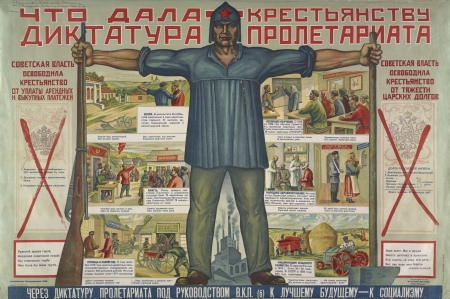 Communist Propaganda poster.Period before 1930のeditorial素材