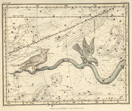 Astronomical chart, Vintageのeditorial素材