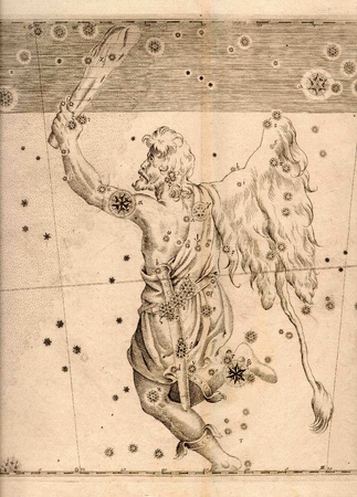 Astronomical chart, Vintageのeditorial素材