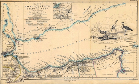 Africa old mapのeditorial素材