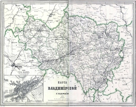 Russia old mapのeditorial素材