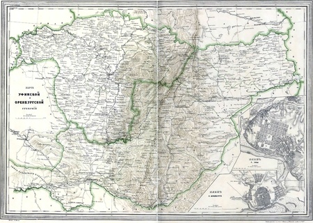 Russia old mapのeditorial素材