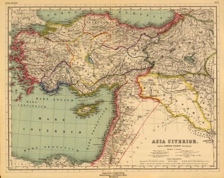 Asia Minor old map