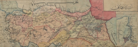 Persia (Iran) vintage mapのeditorial素材