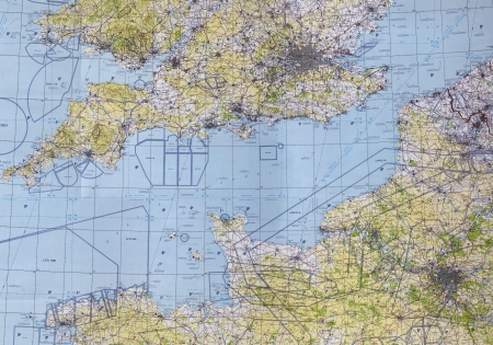 Western Europe tactical pilotage chart . Fragment