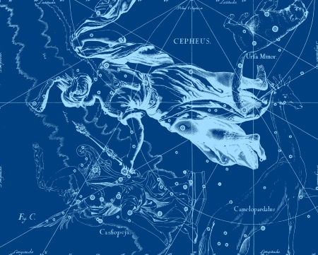 Constellation vintage mapのeditorial素材