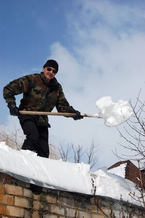 After snowstorm  Near Kiev,Ukraineの写真素材