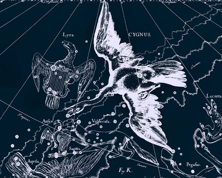 Constellation vintage mapのeditorial素材