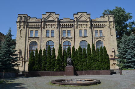 KIEV, UKRAINE - 26 MAY 2014 Historica area of the campus of Polytechnic University  May 26 , 2014 in Kiev, Ukraineのeditorial素材