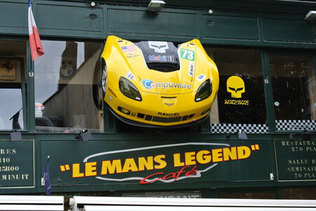 LE MANS,FRANCE,JULY 8    Sarthe, Pays de la Loire, France  -Le Man Legend Cafe  July 8,2014 in Le Mans,France のeditorial素材