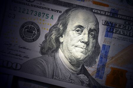 dollars as backgroundの写真素材