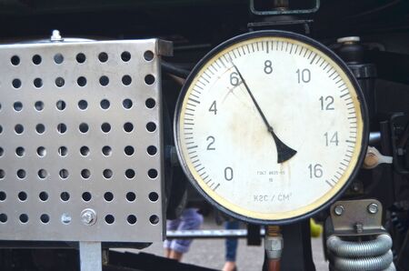 KIEV, UKRAINE - September 23, 2015: Military industrial exhibition. Ukrainian military items, produced by Ukrainian companies for Civil War against Russian regions.のeditorial素材